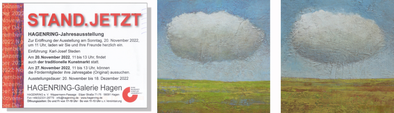 #Hagenring-Galerie, #Dieter Ziegenfeuter, #landscapepainting #cloud painting